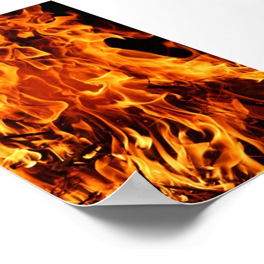 Feuer Poster (Ecke)