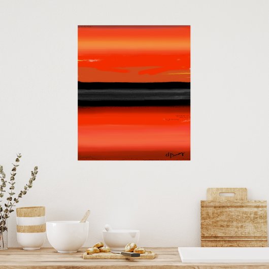 "FEUER" POSTER (Küche)