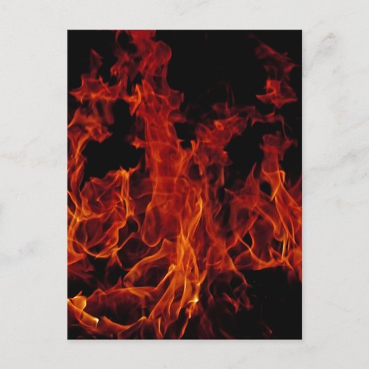 Feuer Postkarte (Vorderseite)