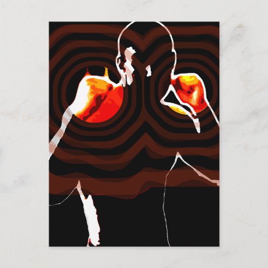 Feuer. Postkarte (Vorderseite)