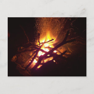 Feuer Postkarte