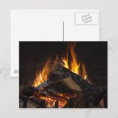 Feuer Postkarte (Vorne/Hinten)