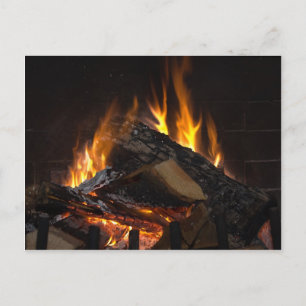 Feuer Postkarte