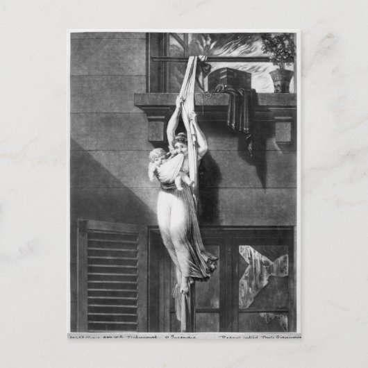 Feuer Postkarte (Vorderseite)