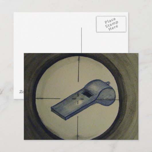 Feuer Postkarte (Vorne/Hinten)