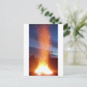 Feuer Postkarte (Stehend Vorderseite)