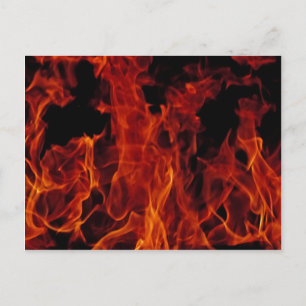 Feuer Postkarte