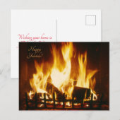 Feuer Postkarte (Vorne/Hinten)