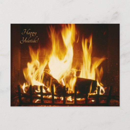 Feuer Postkarte (Vorderseite)
