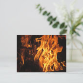 Feuer Postkarte (Stehend Vorderseite)