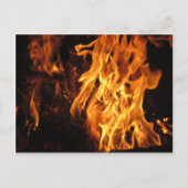 Feuer Postkarte (Vorderseite)