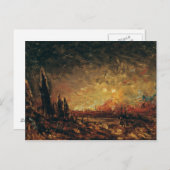 Feuer Postkarte (Vorne/Hinten)