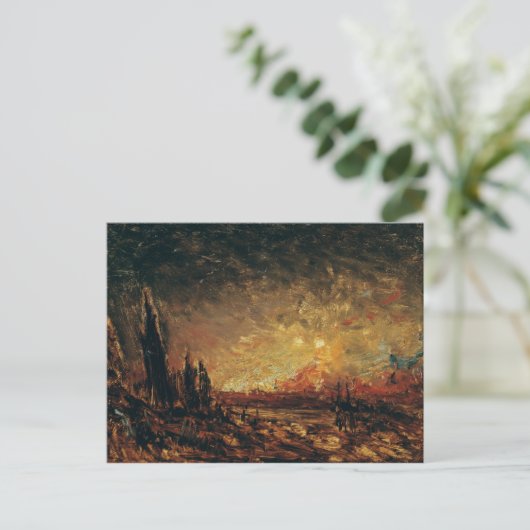 Feuer Postkarte (Stehend Vorderseite)