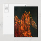 Feuer Postkarte (Vorne/Hinten)
