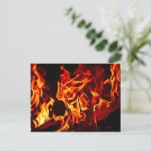 Feuer Postkarte (Stehend Vorderseite)