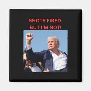 Feuer! Präsident Trump Magnet