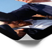 Feuer! Präsident Trump Poster (Ecke)