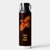 Feuer Rabe Trinkflasche (Vorne)