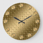 Feuer-Ratte Große Wanduhr (Vorderseite)