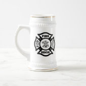 Feuer-Rettung Bierglas (Links)