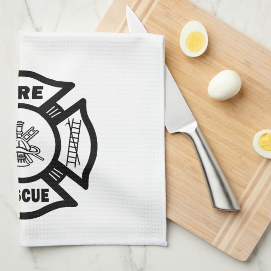 Feuer-Rettung Geschirrtuch (Viertel Falte)