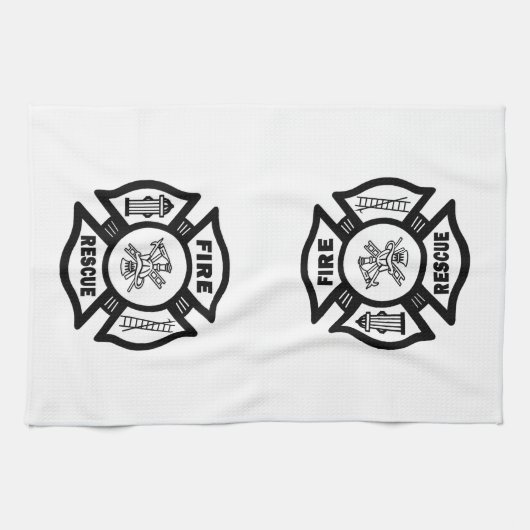 Feuer-Rettung Geschirrtuch (Horizontal)