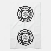 Feuer-Rettung Geschirrtuch (Vertikal)