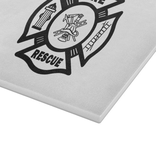 Feuer-Rettung Schneidebrett (Ecke)