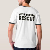 FEUER-RETTUNG T - Shirt (Schwarz voll)