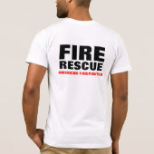 FEUER-RETTUNG T-Shirt (Rückseite)