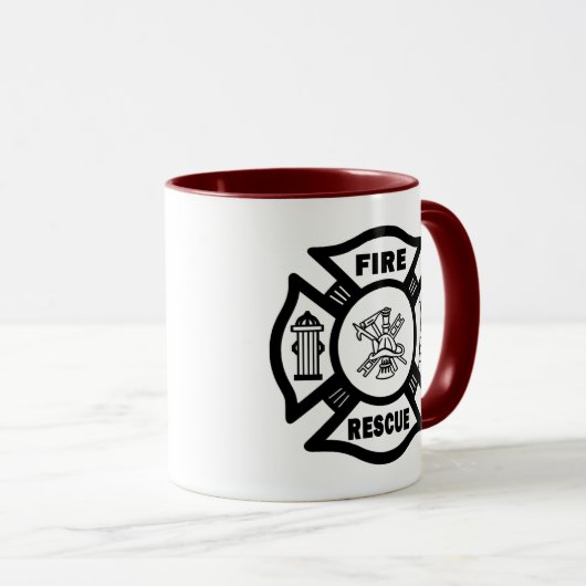 Feuer-Rettung Tasse (VorderseiteRechts)