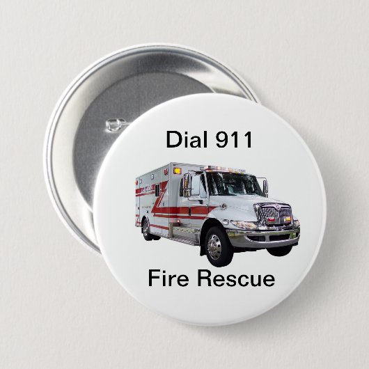 Feuer-Rettungs-Knopf Button (Vorne & Hinten)