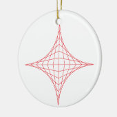 Feuer (rot) keramik ornament (Links)