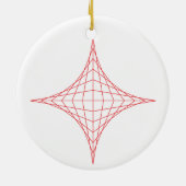 Feuer (rot) keramik ornament (Hinten)