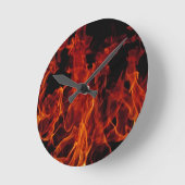 Feuer Runde Wanduhr (Winkel)