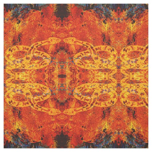 FEUER-SCHLANGE! STOFF (Muster)