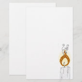 Feuer-Schlangenbriefpapier Briefpapier (Vorne/Hinten)