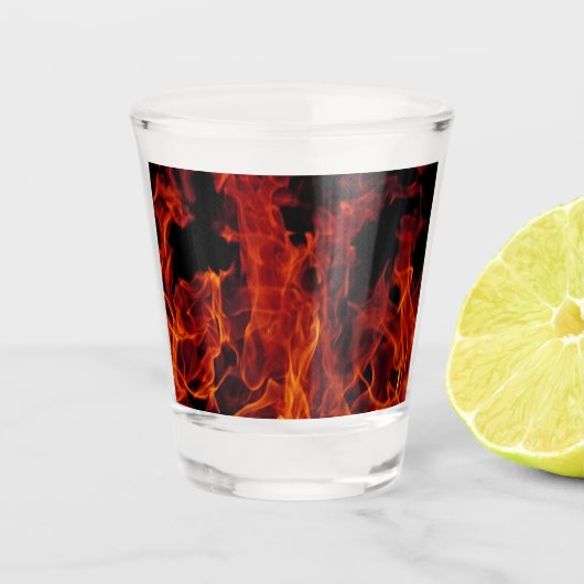 Feuer Schnapsglas (Vorderseite)