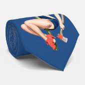 Feuer-SchönheitVintage Krawatte (Gerollt)