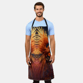 Feuer Schürze (Getragen)