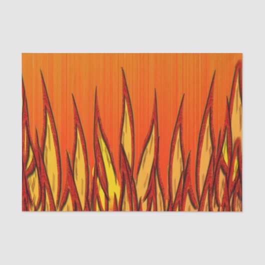 Feuer Seidenpapier (Vorderseite)