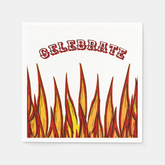 Feuer Serviette (Vorderseite)