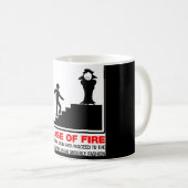 Feuer-Sicherheits-Tasse Kaffeetasse (VorderseiteRechts)