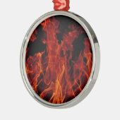 Feuer Silbernes Ornament (Links)