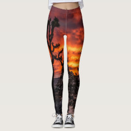 Feuer — Sonnenuntergang Leggings