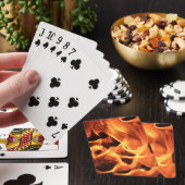 Feuer Spielkarten (In Situ)