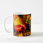 Feuer Stier geborenes 1937, 1997 Kaffeetasse (Links)