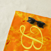 Feuer Strandtuch (Beispiel)