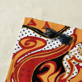 Feuer Strandtuch (Beispiel)