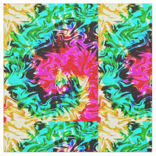 Feuer Sturm Tie Dye, Stoff